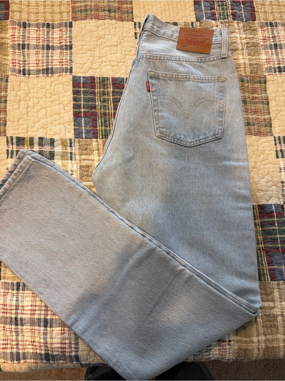 Levi’s 501 Original Jeans 29x32 Light Wash Button Fly NWT